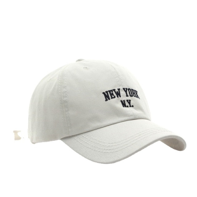 Men and Woman's Baseball Caps Adjustable Casual Embroidered 1989 New York American Cotton Sun Hats Unisex Solid Color Visor Hats