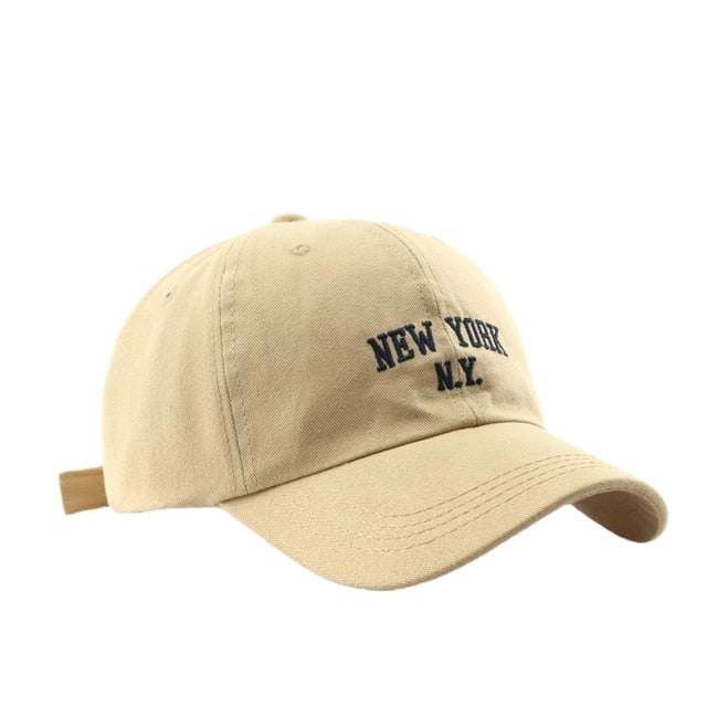 Men and Woman's Baseball Caps Adjustable Casual Embroidered 1989 New York American Cotton Sun Hats Unisex Solid Color Visor Hats