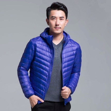 Men's All-Season Ultra Lightweight Packable Down Jacket