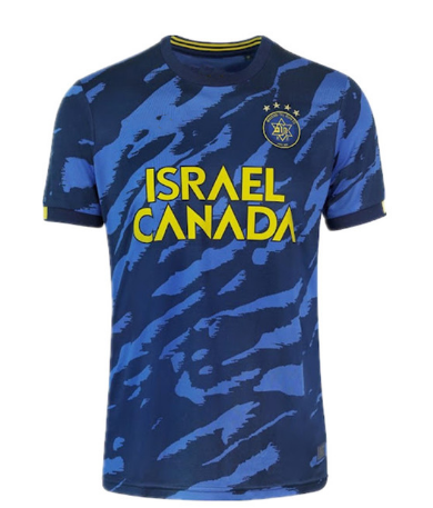 NEW 2022 23 Maccabi Tel Aviv Home Away Kids + Adult Customize Jersey Men T-shirt Kit