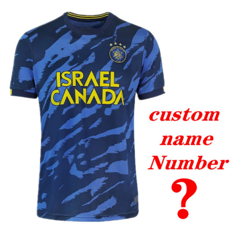 NEW 2022 23 Maccabi Tel Aviv Home Away Kids + Adult Customize Jersey Men T-shirt Kit