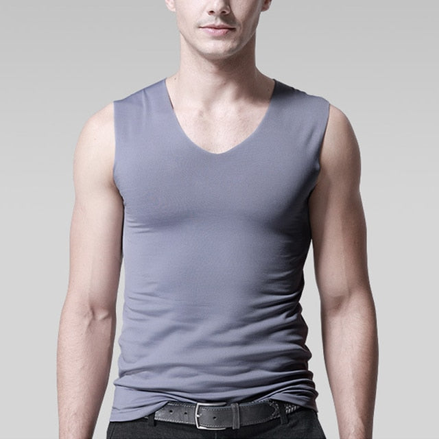 New Mens Mesh Vest Ice Silk Quick-drying Bodybuilding Tank tops Fitness Muscle Sleeveless Narrow Vest Fitness Casual Sport Tops