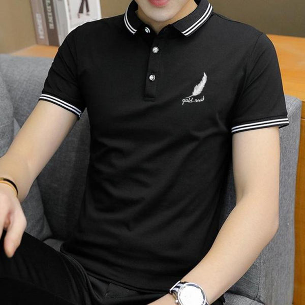 New Summer Men&#39;s Luxury Fashion Business Polo Shirt Casual Short Sleeve Embroidered Boys Top Polo T-Shirt S-6xl