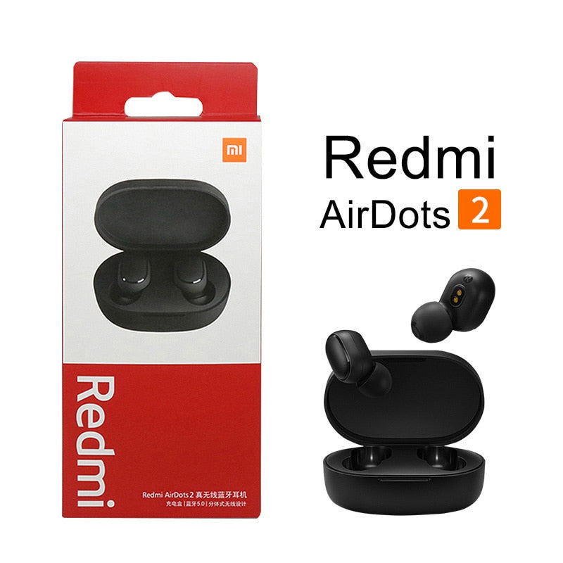 New Air Pro Earbuds with Mic Redmi Airdots 2 Wireless Headphones for Xiaomi Wireless Bluetooth Headset Fone Bluetooth Earphones