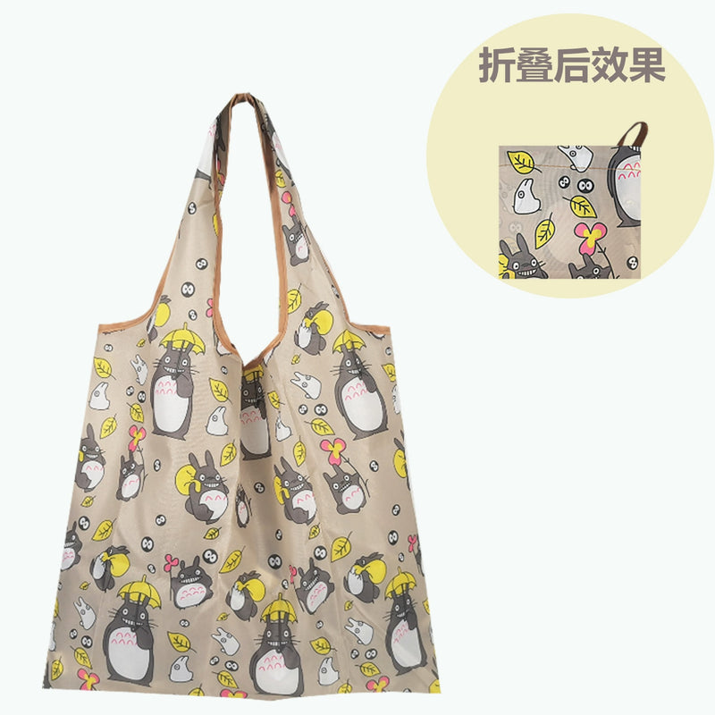 Snoopy Hello Kitty Cinnamoroll Large Storage Bag Foldable Waterproof Eco Bag Oxford Bag Daily Necessities