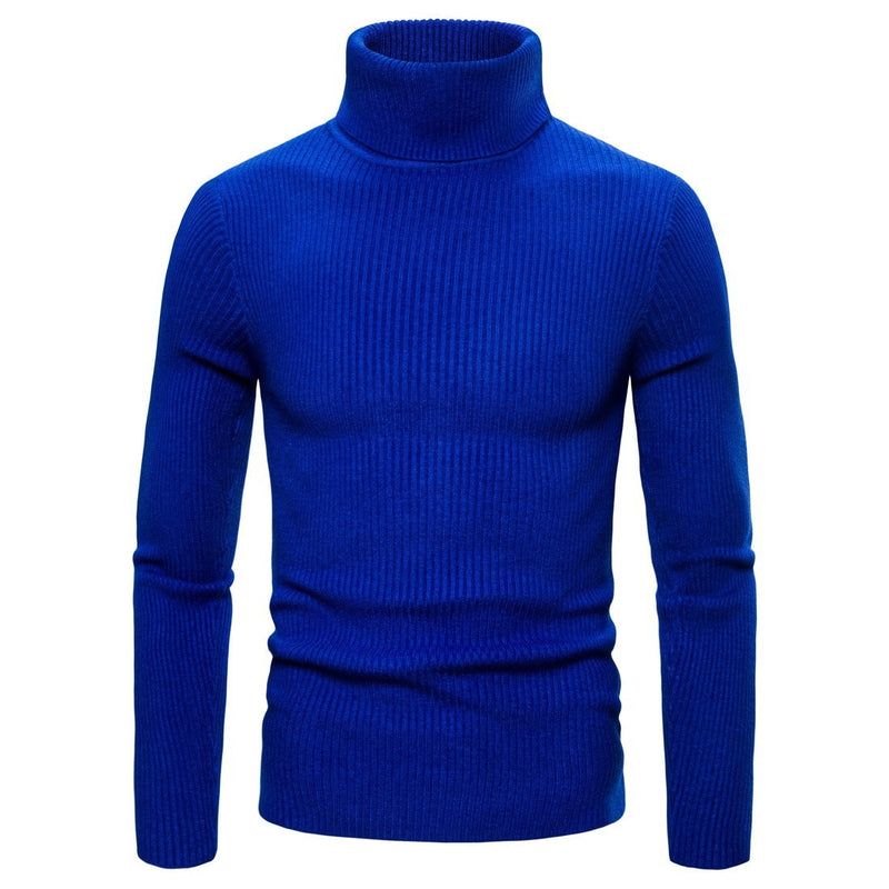 2022 Autumn and Winter  Men's Turtleneck Sweater Male  Version Casual All-match Knitted  Sweater