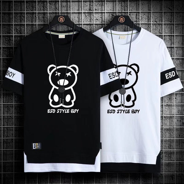 2022 New Men's T Shirts Korean Fashion Summer