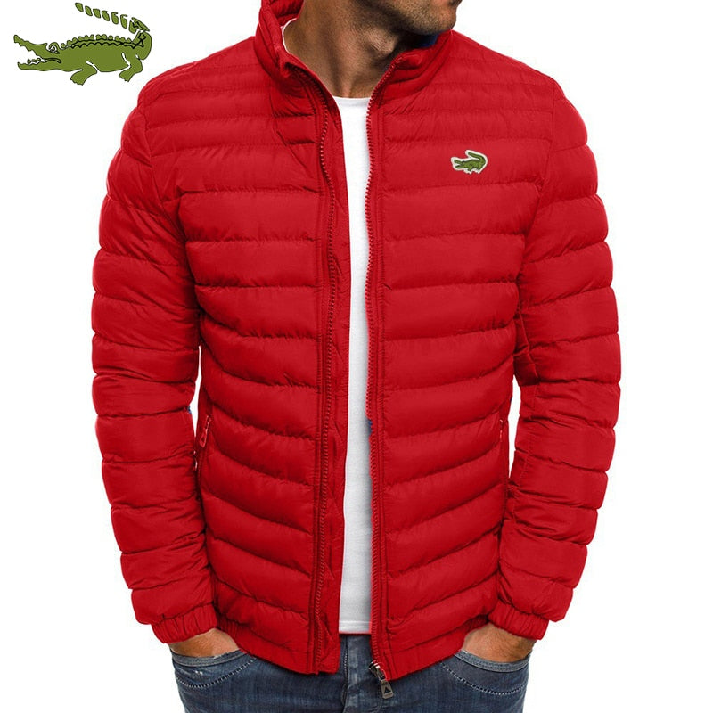 Cartelo Winter Men's Warm Packable Jacket Lightweight Men's Down Filled Bubble Ski Jacket Quilted Thicker Jacket