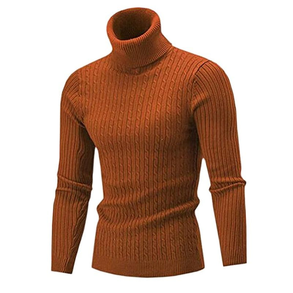 Autumn Winter Men's Turtleneck Sweater Men's Knitting Pullovers