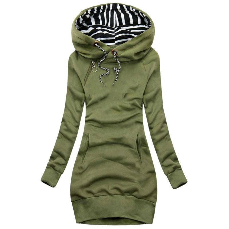 Women Sweater Dress Hooded 2022 Spring Autumn Ladies Long Sleeve Hoodie Dress Autumn Winter Casual Slim Sweater Hoodies Dress