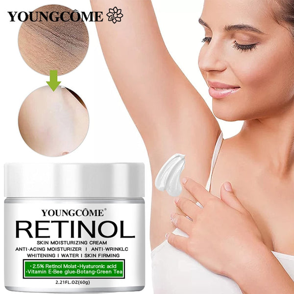 Retinol Cream Underarm Knee Buttocks Private Bleach Remove Melanin Pigmentation Improve Dull Brighten Whitening Skin Care