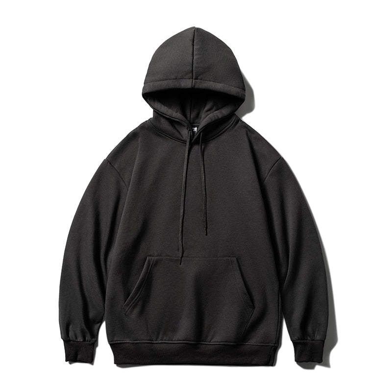 Privathinker Woman's Sweatshirts Solid Drop Shoulder Korean Female Hooded Pullovers 2023 Thicken Warm Oversized Hoodies Women