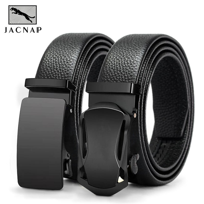 JACNAIP Mens Belt Leisure Business Male Belts Cow Strap Automatic Adjustable Belts for Men Gifts ремень мужск