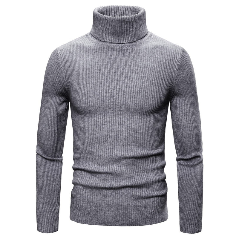 2022 Autumn and Winter  Men's Turtleneck Sweater Male  Version Casual All-match Knitted  Sweater