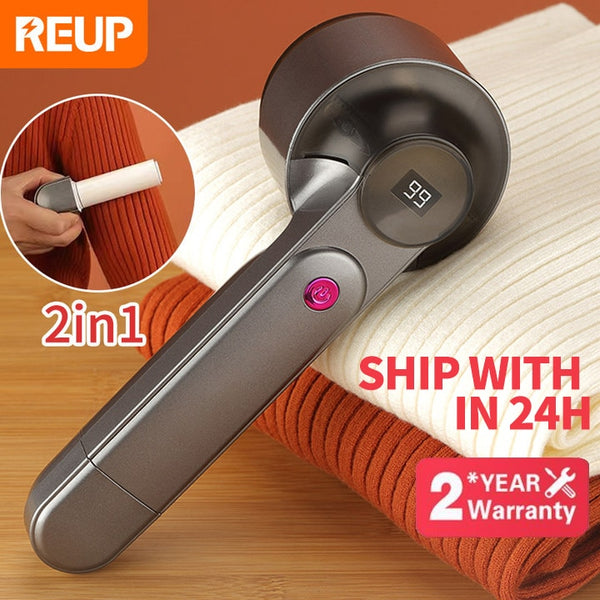 REUP Electric Lint remover for clothing fuzz Pellet remover machine Portable Charge sweater Fabric Shaver Removes Clothes shaver