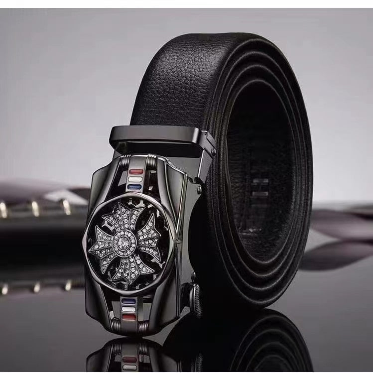 JACNAIP Mens Belt Leisure Business Male Belts Cow Strap Automatic Adjustable Belts for Men Gifts ремень мужск