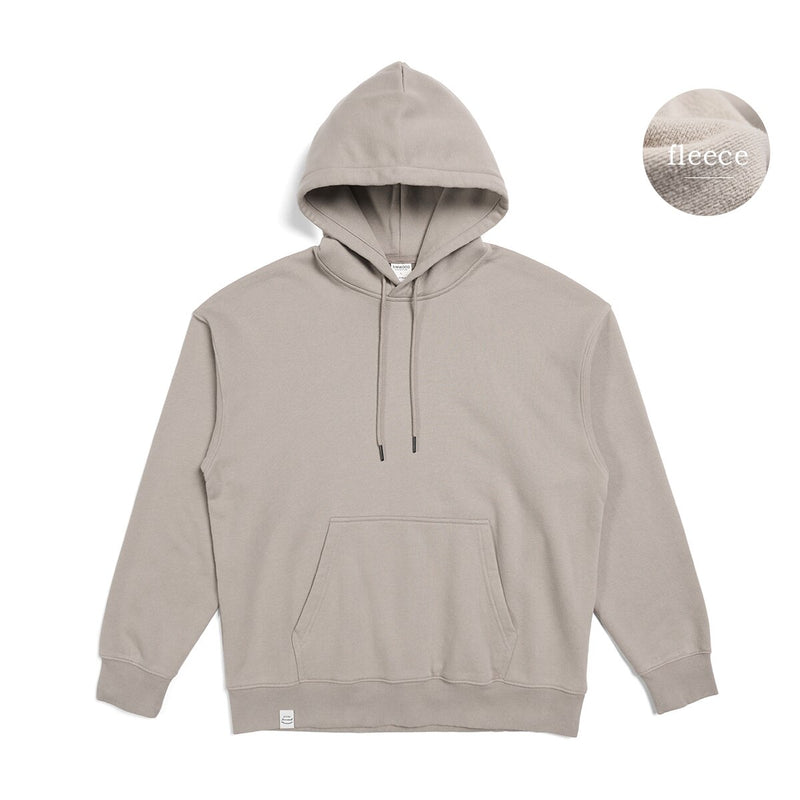 SIMWOOD 2023 Spring New New Hooded Hoodies Men Thick 360g Fabric Solid Basic Sweatshirts Quality Jogger Texture Pullovers