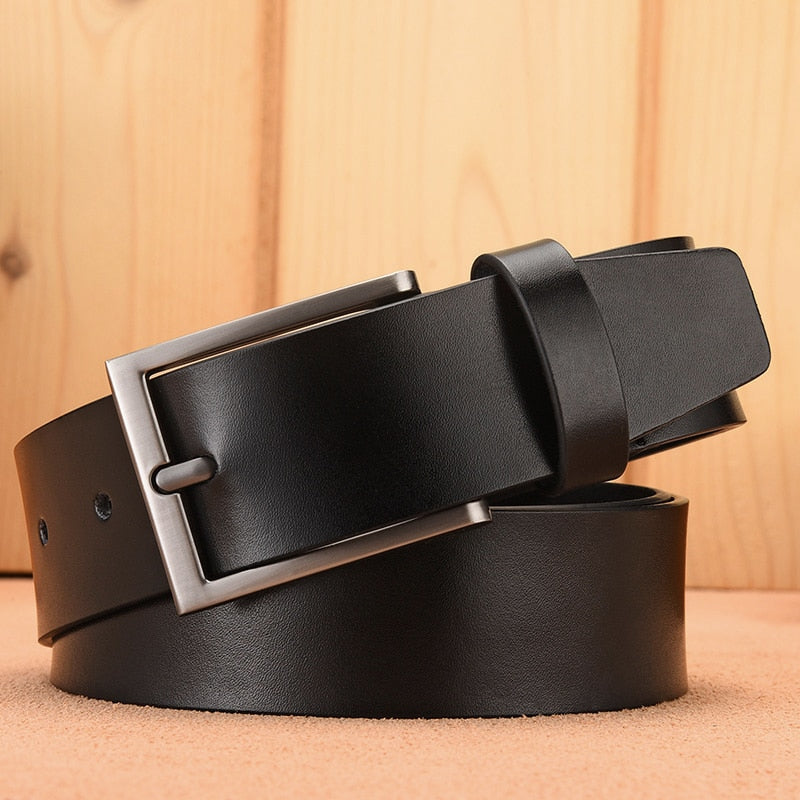 Male Fashion Men's Luxury Designer Cowskin Belts For Jeans