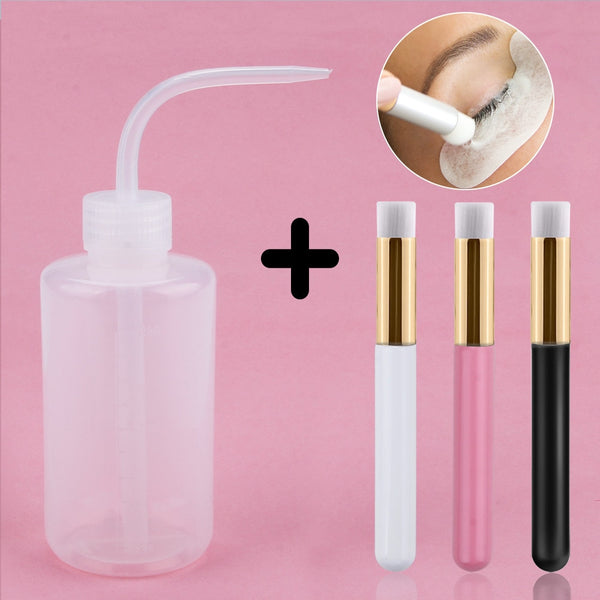 Eyelash Extension Cleaning Bottle Eye Lashes Clean Brush Eyebrow Applicator Remover Skin Care Washing Lash Shampoo Makeup Tools