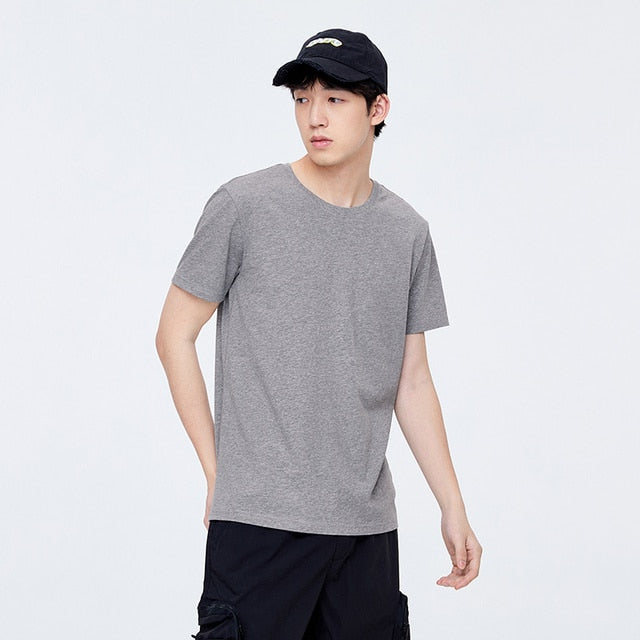 SEMIR summer cotton T shirts men 2022 simple o neck stretch solid new tops clothing casual tshirt man streetwear cool tee shirts