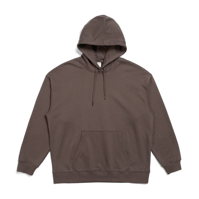 SIMWOOD 2023 Spring New New Hooded Hoodies Men Thick 360g Fabric Solid Basic Sweatshirts Quality Jogger Texture Pullovers