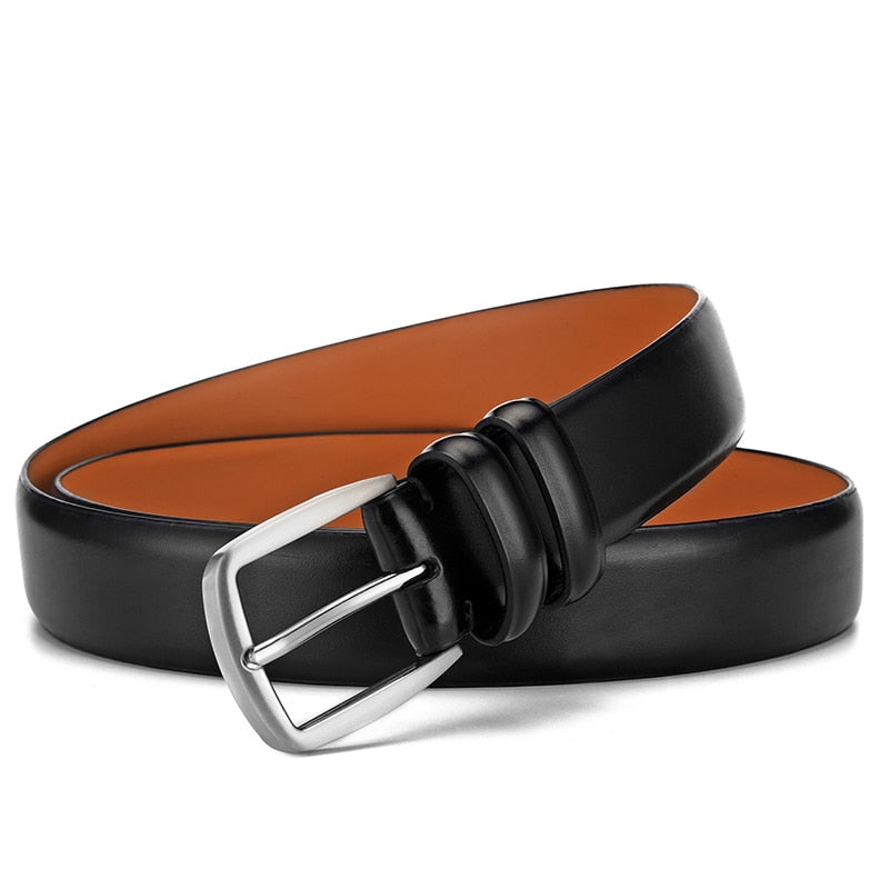 Male Fashion Men's Luxury Designer Cowskin Belts For Jeans