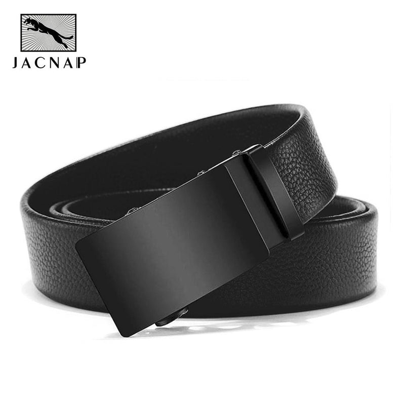 JACNAIP Mens Belt Leisure Business Male Belts Cow Strap Automatic Adjustable Belts for Men Gifts ремень мужск