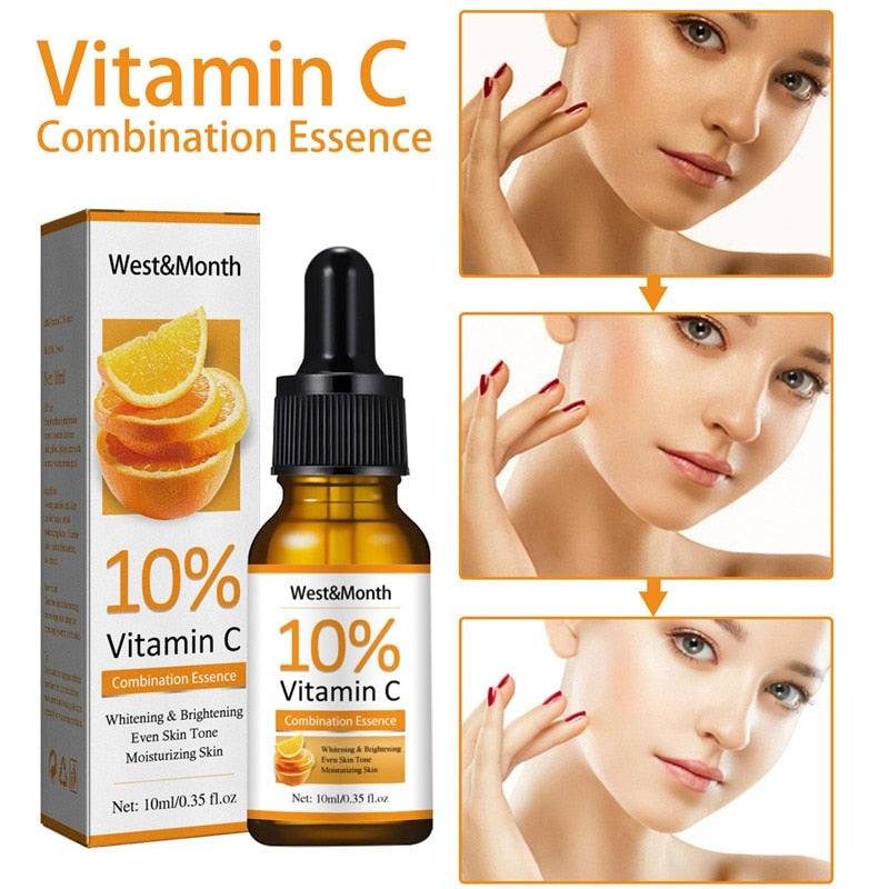 VC Skin Beauty Essence Moisturizing Fading Dullness Brightening Skin Whitening Luster Skin Rejuvenation Essence Facial Skin Care