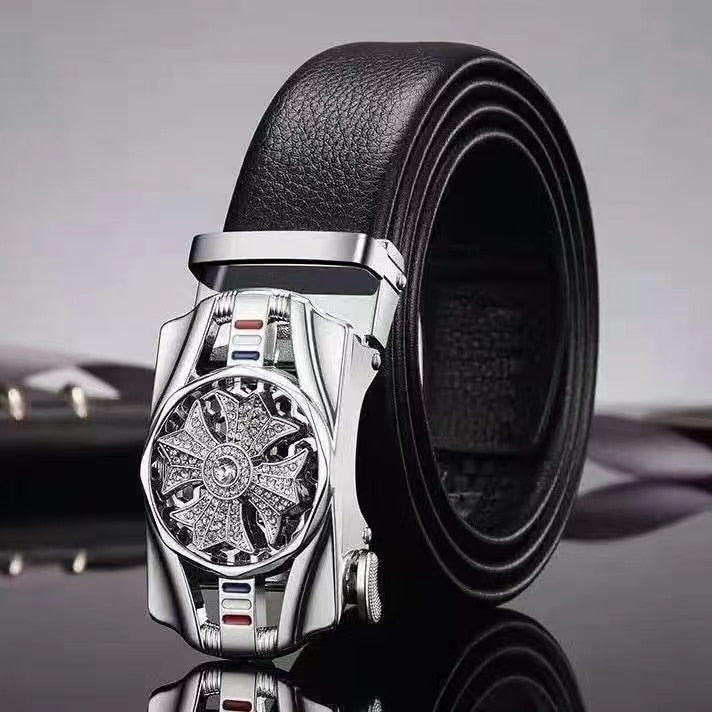 JACNAIP Mens Belt Leisure Business Male Belts Cow Strap Automatic Adjustable Belts for Men Gifts ремень мужск