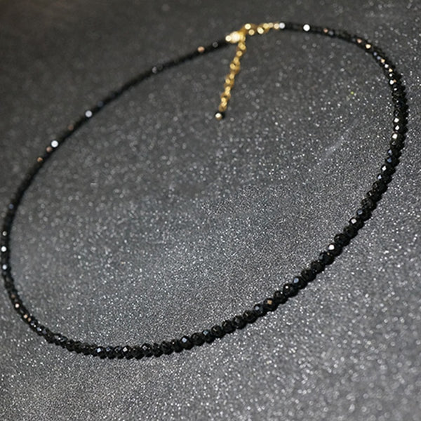 Fashion Brand Simple Black Beads Short Necklace Female Jewelry Women Choker Necklaces Bijoux Femme Ladies Party Necklace 2023