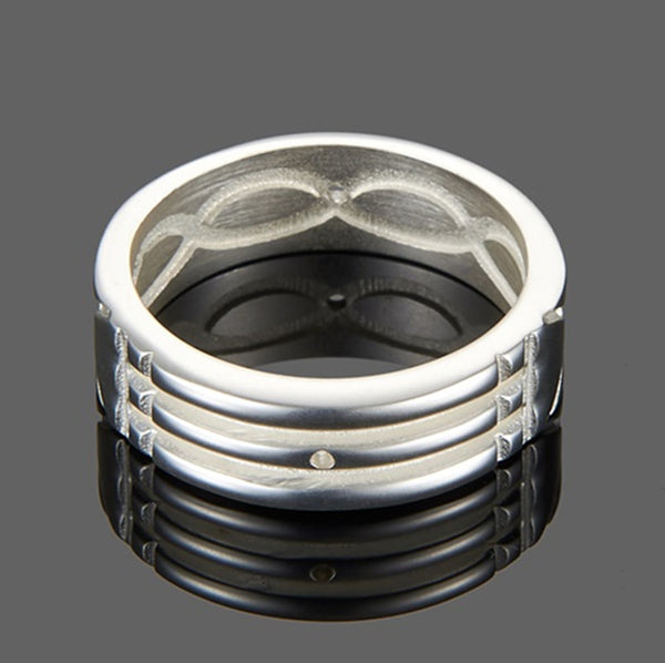 Stainless Steel Trendy Mens Rings  Atlantis Rings for Women/men Engagement/Wedding Ring Jewelry