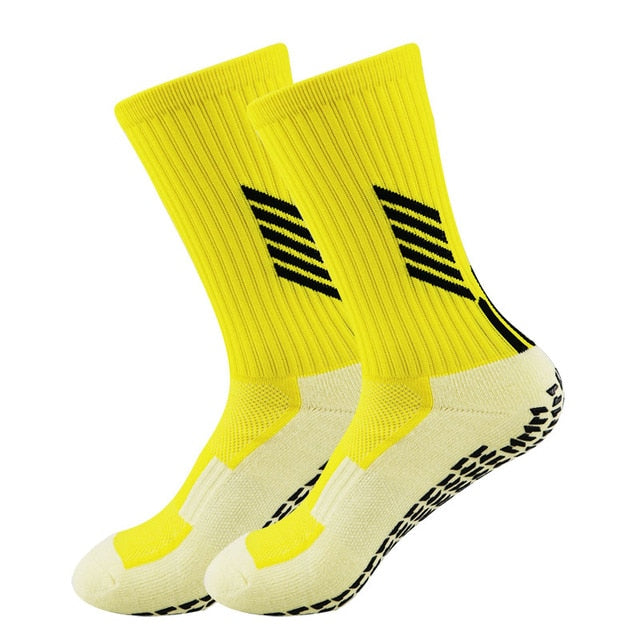 UGUPGRADE 2023 New ANTI SLIP Football Socks Mid Calf Non Slip Soccer Cycling Sports Socks Mens Warm Sock EU38-45