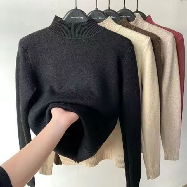 Women Turtleneck Sweater Autumn Winter Elegant Thick Warm Long Sleeve Knitted Pullover Female Basic Sweaters Casual Jumpers Tops